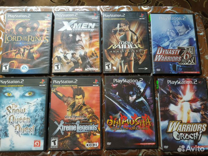 Диски на PlayStation 2