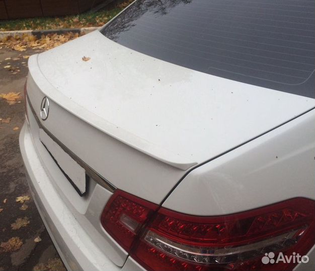 Спойлер на Mersedes W212 рестайл