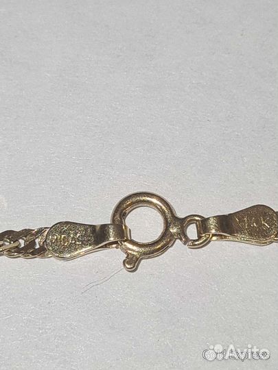 Золотой браслет 585пр.2.62гр.25см