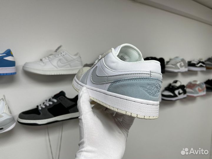 Кроссовки Nike AIr Jordan 1 low белые