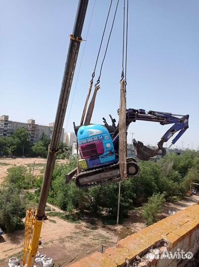 Услуги миниэкскаватора