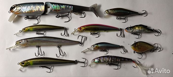 Японские воблеры zipbaits, imakatsu, bassday