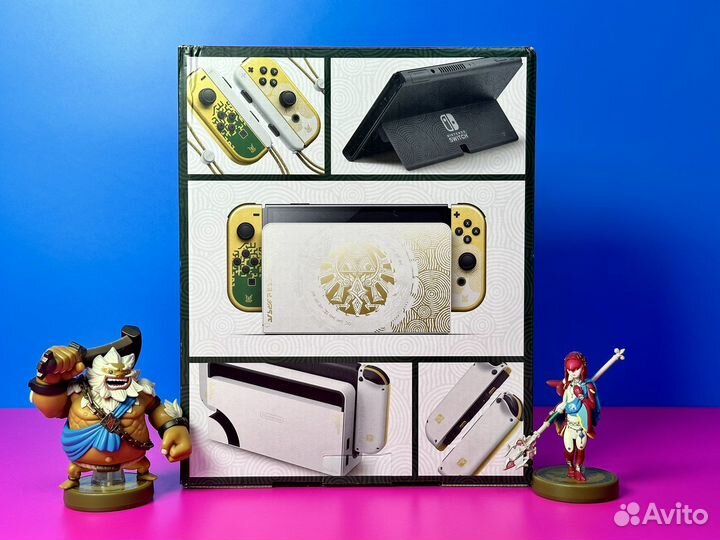 Nintendo Switch Oled Zelda LE прошитая Pico