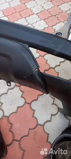 Задний бампер mitsubishi pajero sport 2011.г