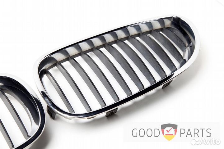 Решетка радиатора хром BMW 5-серия E60/E61 2003-2