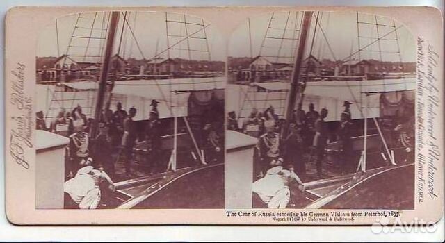 Николай 2 Императорская Россия стерео фото 5 шт