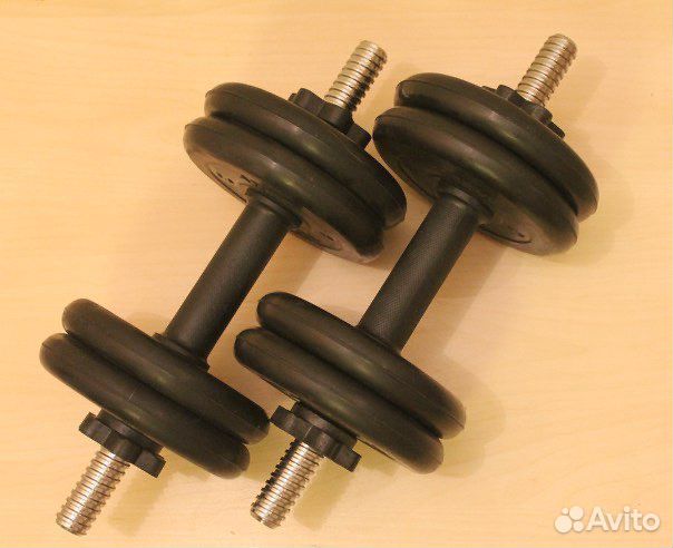 Гантели 11,5 кг (обрезиненные)