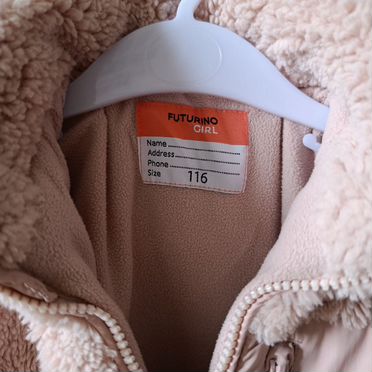 Шубка весна- осень для девочки 116