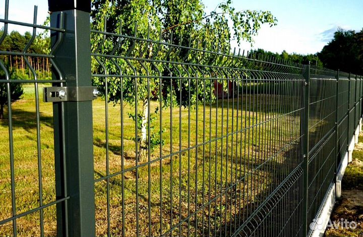 Забор из 3D сетки / гиттер