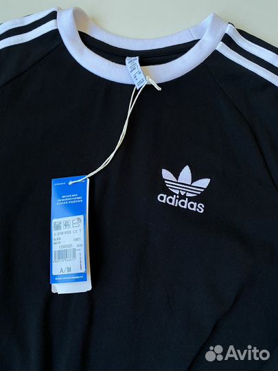 Лонгслив Adidas оригинал 3-Stripes