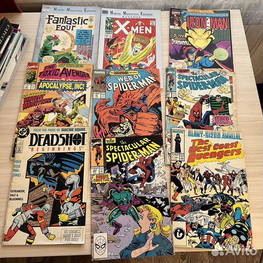 Коллекция комиксов 90х годов оригинал marvel dc