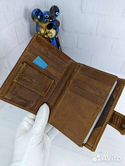 Обложка для автодокументов 3в1 натуральная кожа