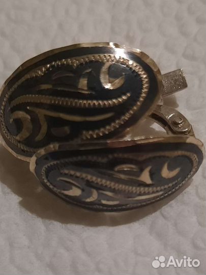 Серьги серебро