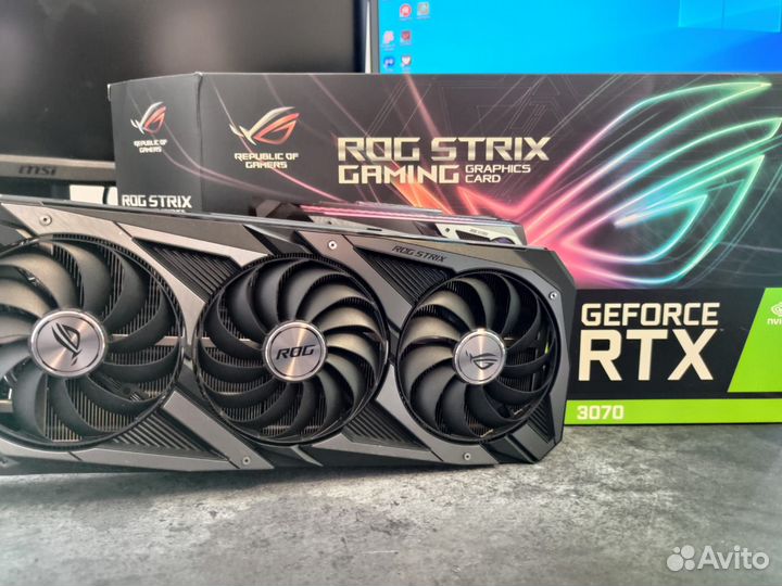 Видеокарта Rtx 3070 8 gb Asus Strix
