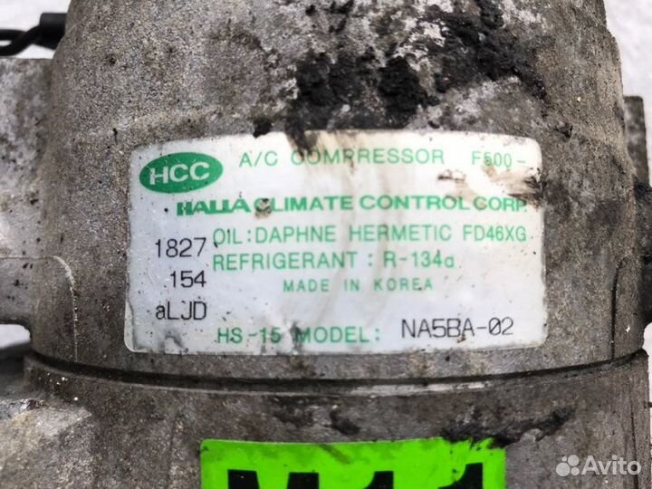 Компрессор кондиционера Hyundai Tucson 4WD G4GC