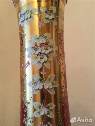 Богемия красное стекло