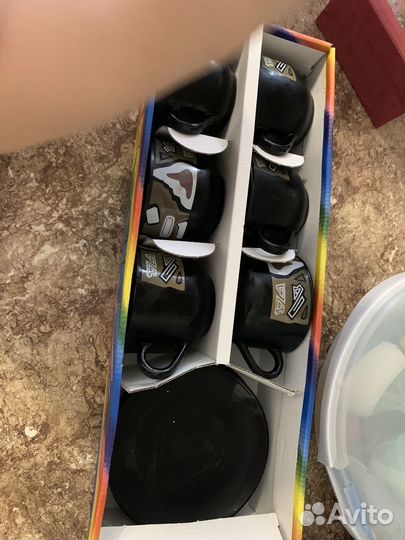 Набор 6 чашек и 4 блюдца