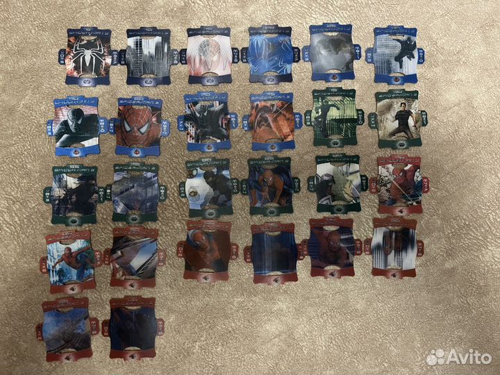 Карточки Человек Паук 3 от Estrella