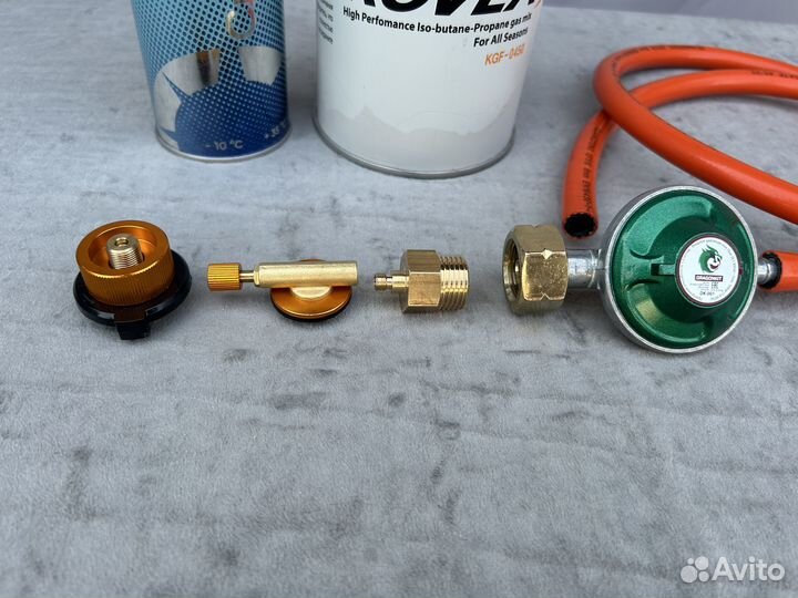 Переходник с малых баллонов на гриль газовый