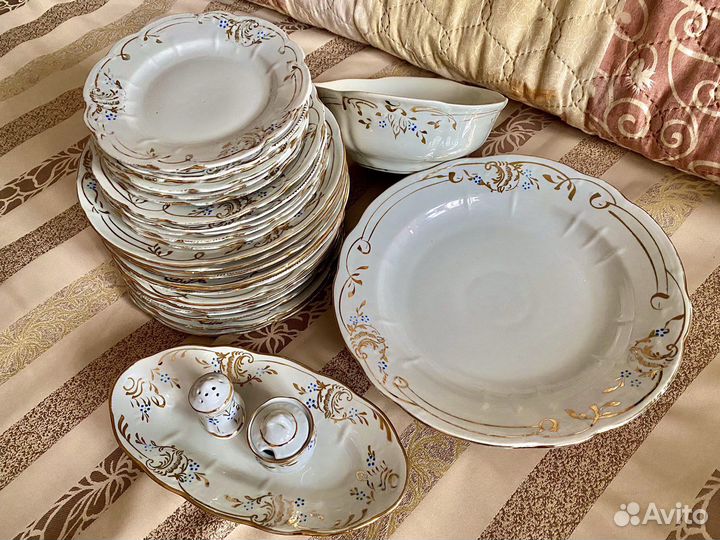 Столовый сервиз фарфор СССР