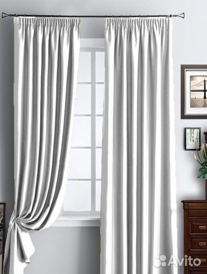 Шторы Артнить блэкаут, цвет: белоснежная зима