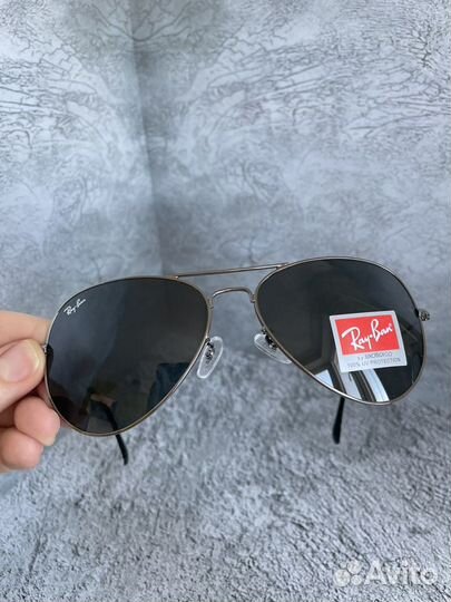 Солнцезащитные очки Ray Ban Aviator стекло