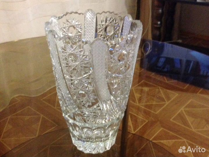 Ваза хрустальная большая новая