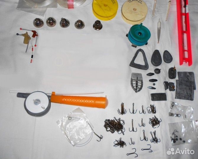 Удочка леска грузила тройники и др, СССР