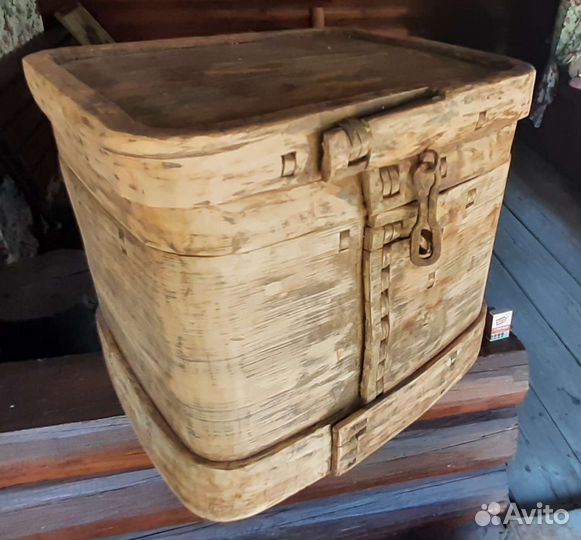 Старинный деревянный короб/ларь (начало 20 века)