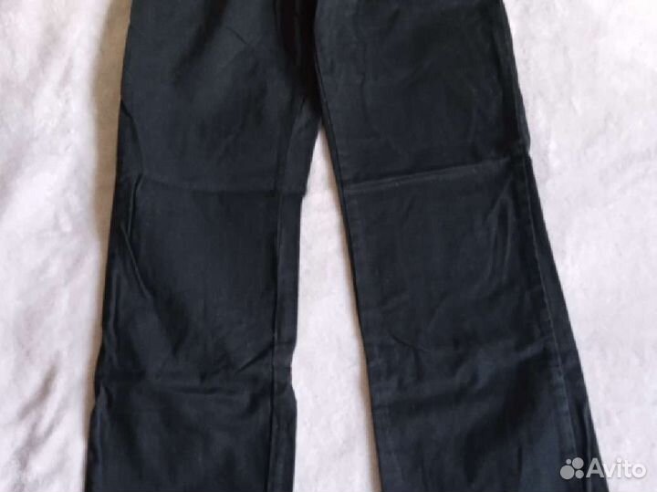 Джинсы чёрные для мальчика 11-12 лет