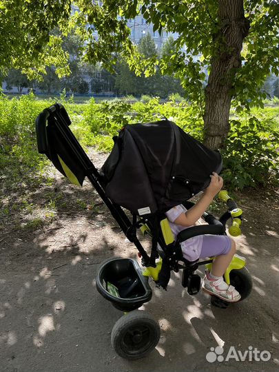 Велосипед с родительской ручкой