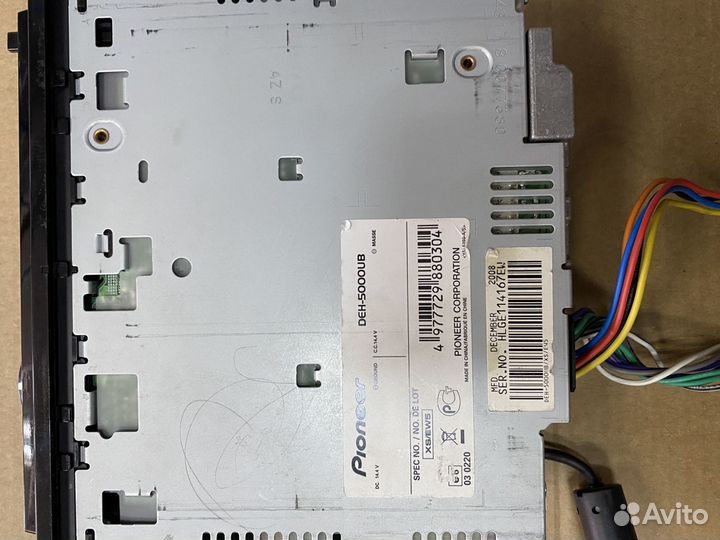 Автомагнитола pioneer