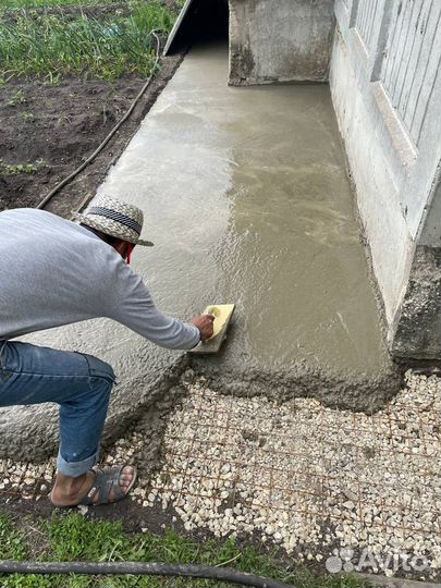 Ремонт фундамента отмостка