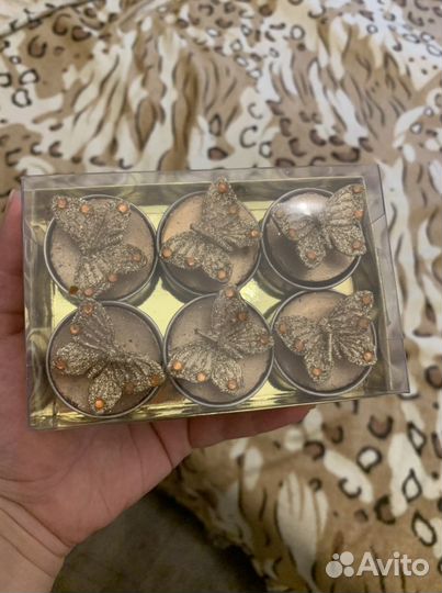 Подарочный набор свечи свечки свечей бабочки