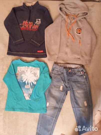 Вещи пакетом для мальчика рь194, на 4 года