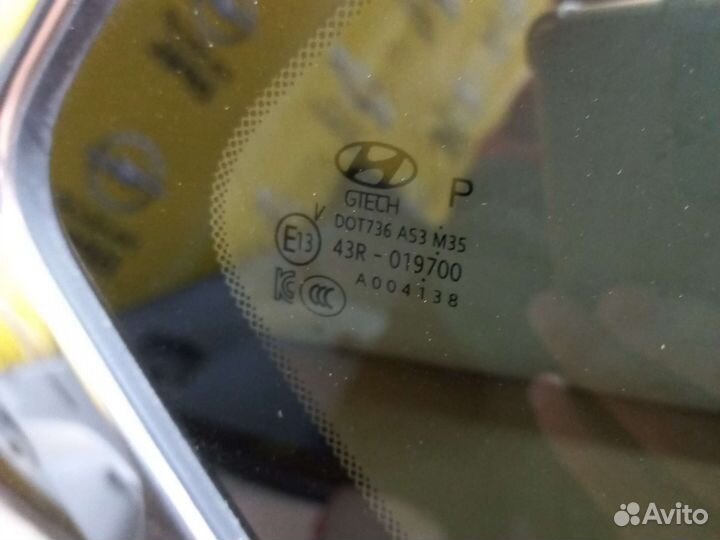 Форточка задняя правая Хундай Санта Фе 4