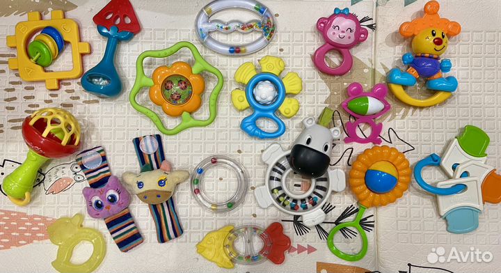 Погремушки (грызунки) пакетом