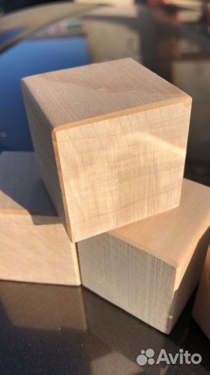 Кубики деревянные