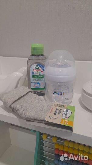 Бутылочка avent+средство для мытья бутылочек