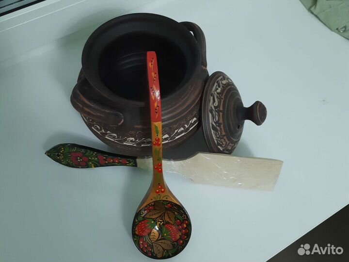 Горшок для запекания, керамический (жаровня)