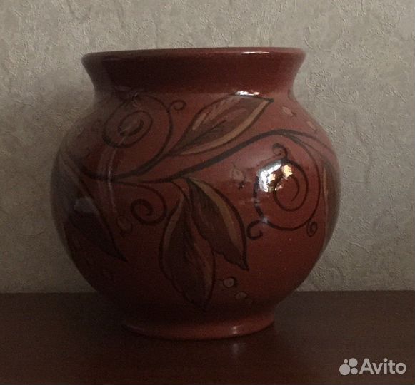 Ваза скопинская керамика ручная работа