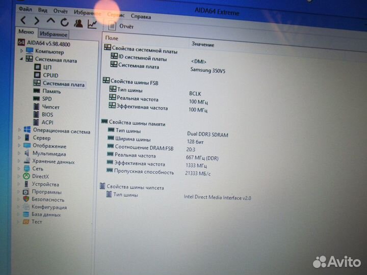 Материнская плата Samsung NP350 LA-8861P Донор