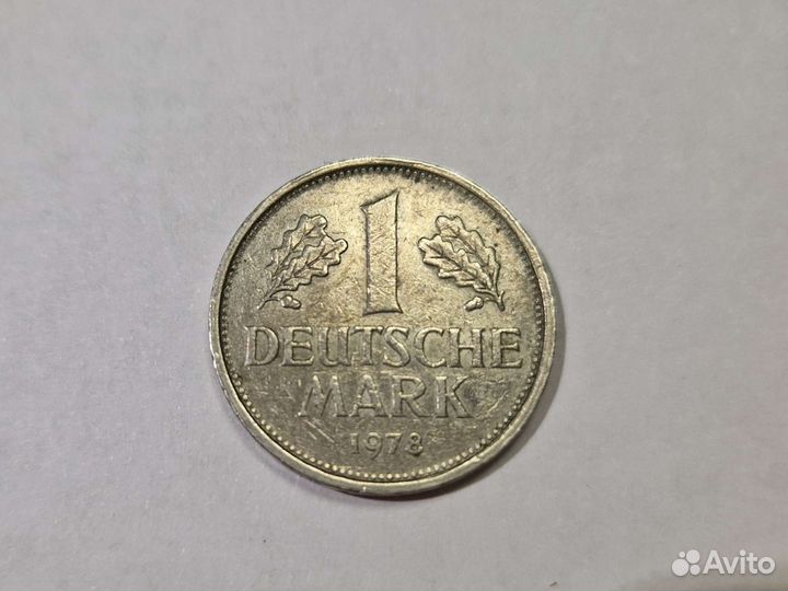 К.1593 Монета Deutsche Mark 1978г