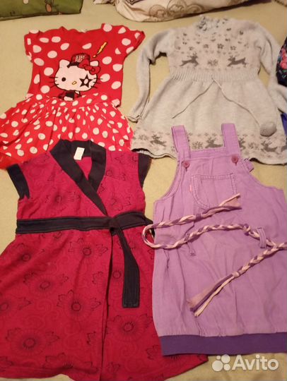 Вещи пакетом на девочку 92 98