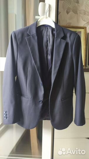 Пиджак школьный для мальчика 140 см