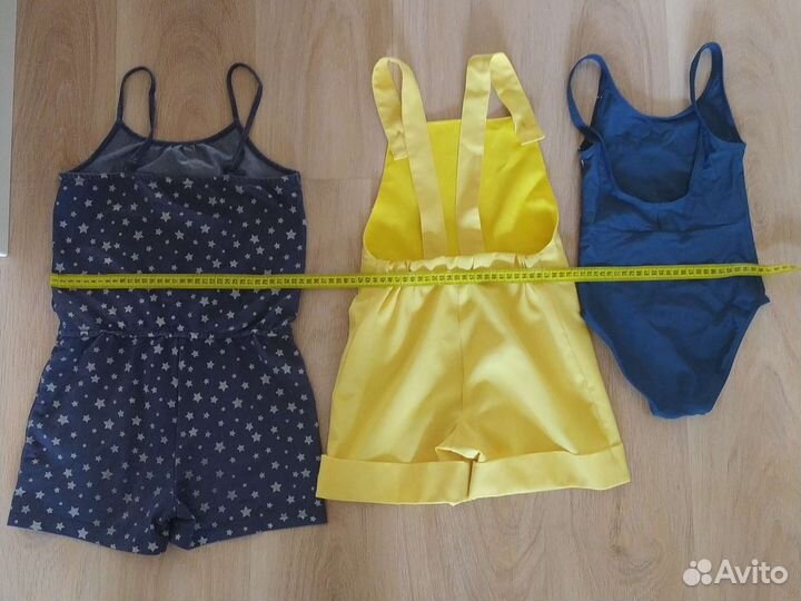 Купальник слитный для девочки, комбинезон