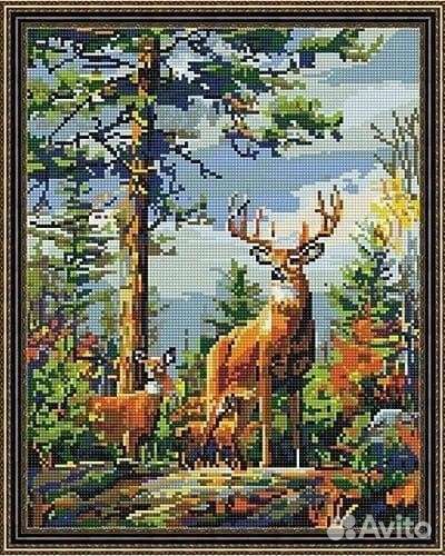 Алмазная мозаика набор 40 50 Семья