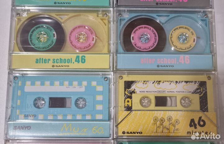 Винтажные аудиокассеты sanyo 46/60 В коллекцию