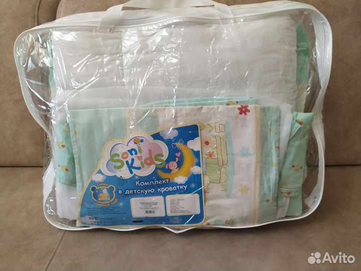 Комплект белья в детскую кроватку