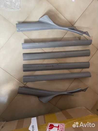 Накладки серые внутренний порог бмв е39